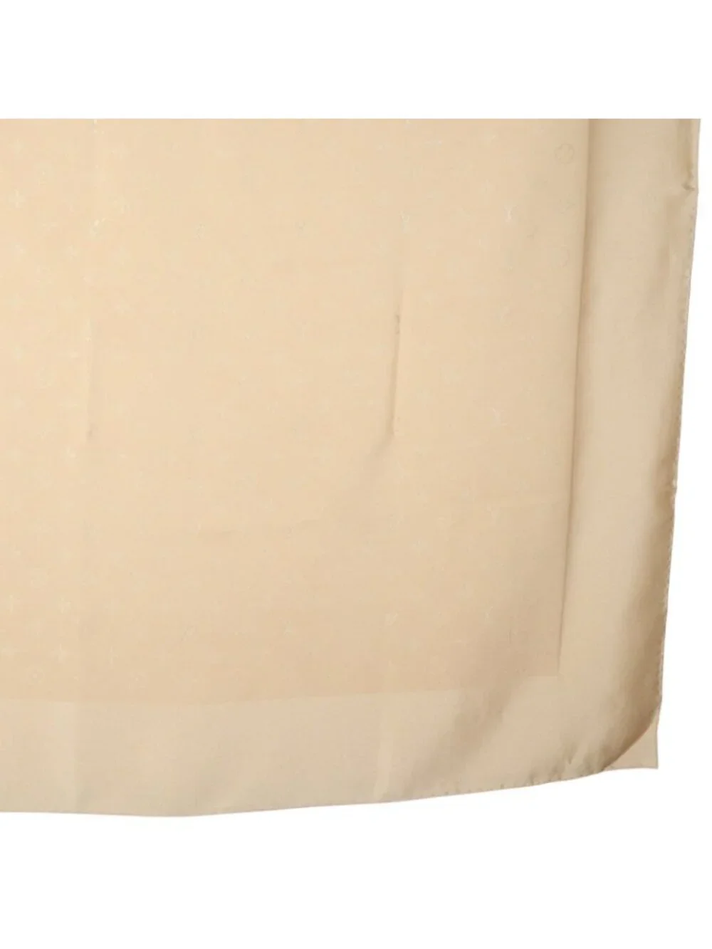 Louis Vuitton Monogram Silk Beige Scarf